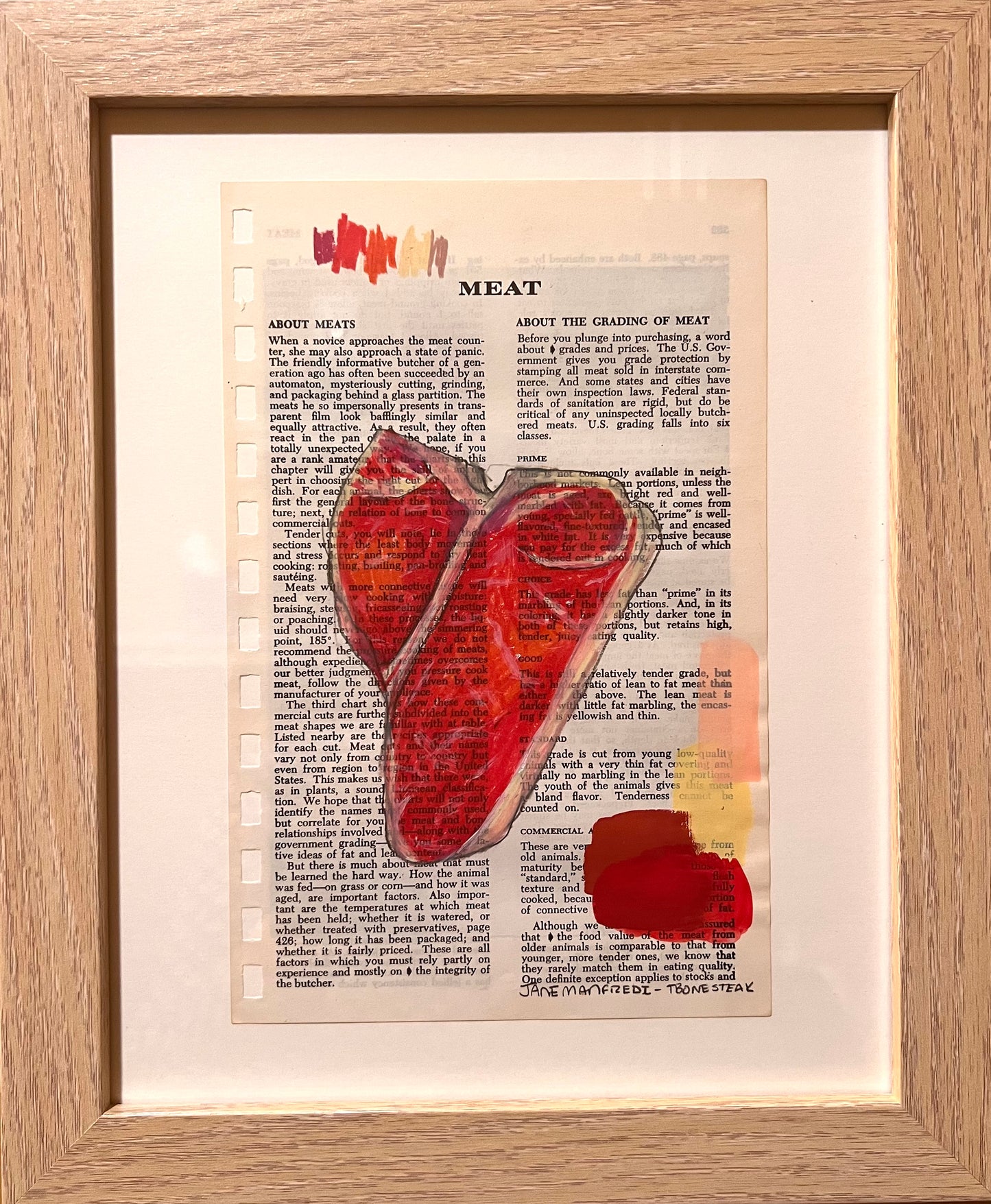 T Bone Steak - Original Artwork