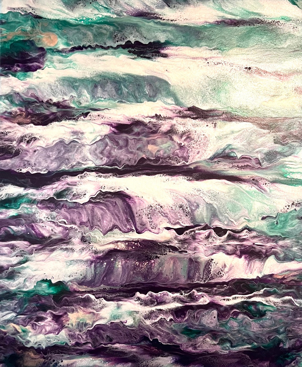 If Purple Had A Feeling - Original Painting