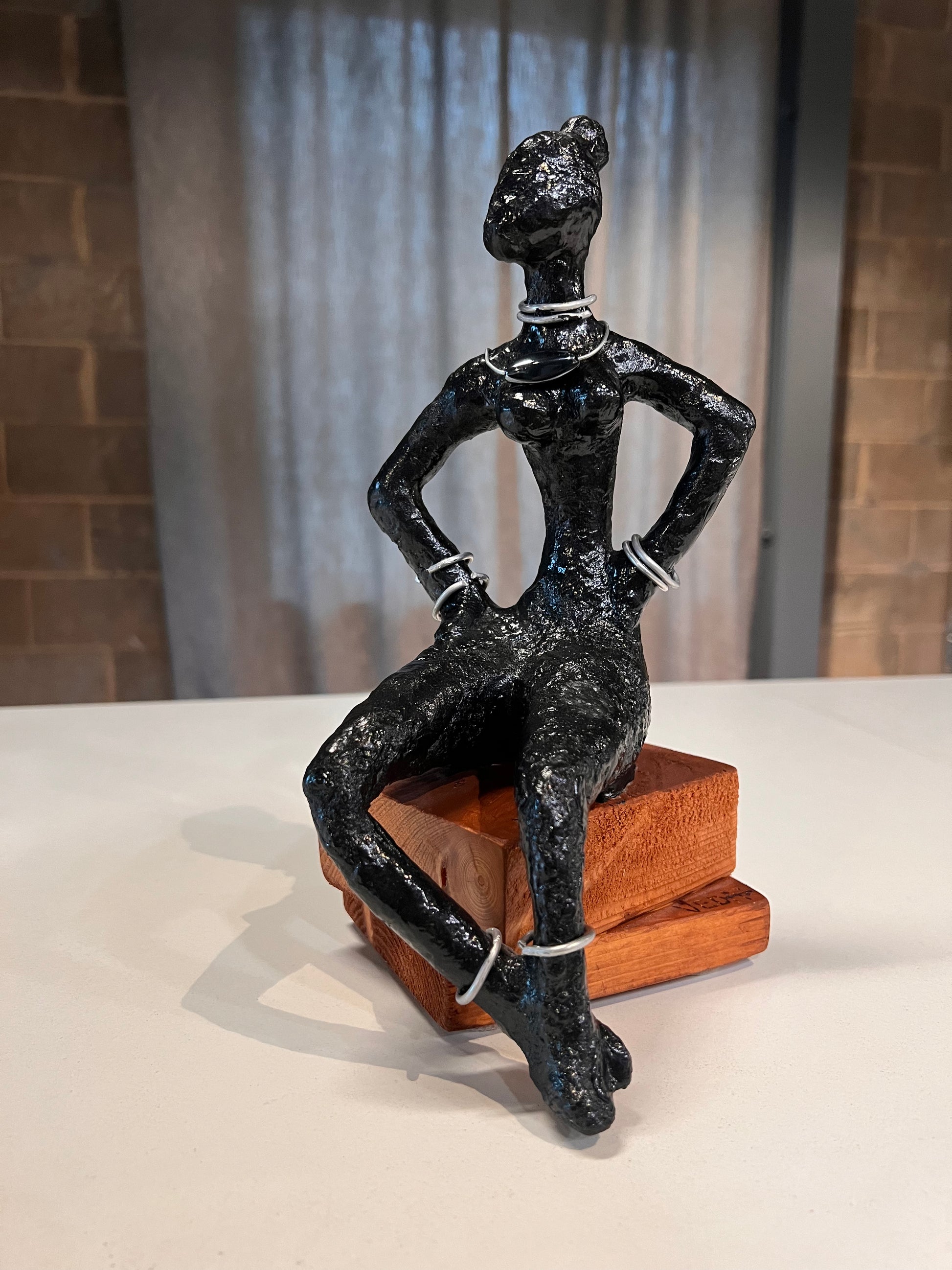 thinking woman sculpture